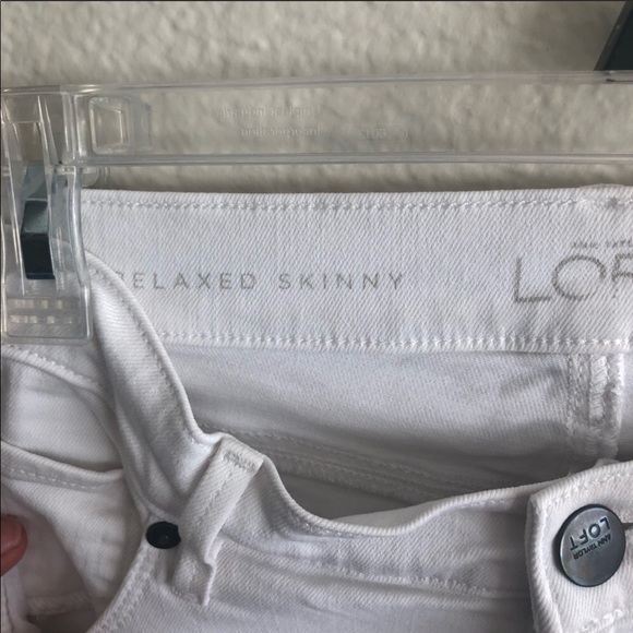 Loft Skinny White Jeans - Picture 3 of 4